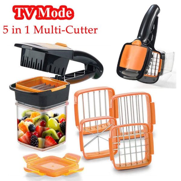 قطاعة الخضراوات والفواكه 5 في 1