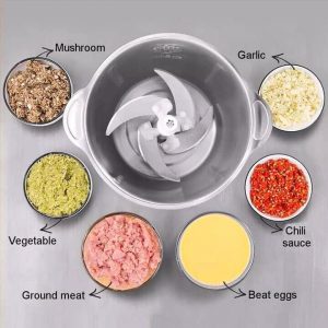 استعمالات متعددة لهاشوار كهربائي اينوكس للمبطخ